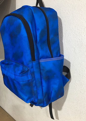 Mavi Batik Desenli Okul Çantası - Görsel 6