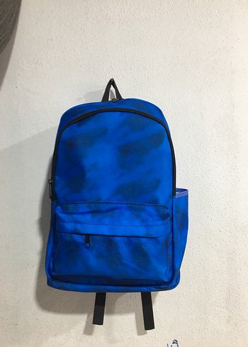 Mavi Batik Desenli Okul Çantası - Görsel 7