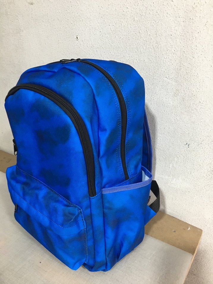 Mavi Batik Desenli Okul Çantası - Görsel 4