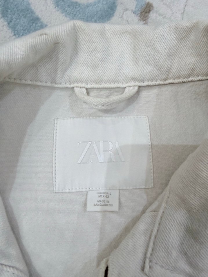 Pamuklu Beyaz Düğmeli Uzun Kollu Gömlek - Görsel 2