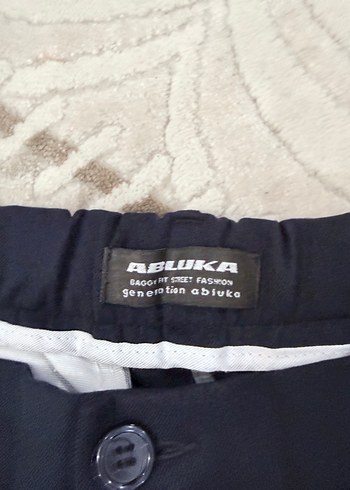 Düğmeli Siyah Sokak Stili Erkek Pantolonu - Görsel 2