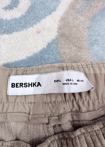 Bej Kemerli Erkek Kadife Eşofman Altı - Görsel 2