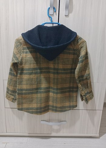 Bukem Kids Kapüşonlu Oduncu Gömlek Ceket - Görsel 2