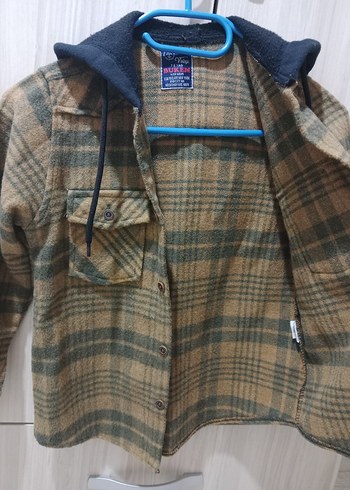 Bukem Kids Kapüşonlu Oduncu Gömlek Ceket - Görsel 5