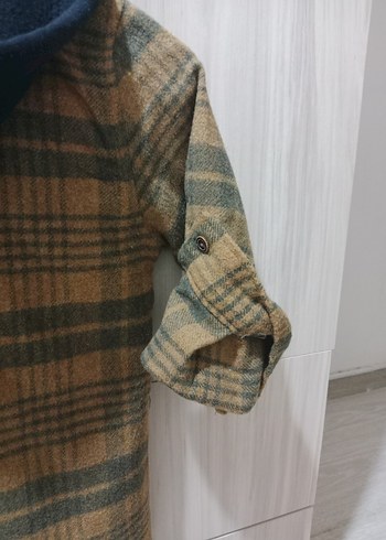 Bukem Kids Kapüşonlu Oduncu Gömlek Ceket - Görsel 3