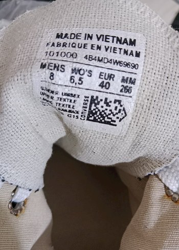 Sıfır Ayarında Orijinal Spor Converse - Sadece 5 Kez Giyildi - Görsel 3