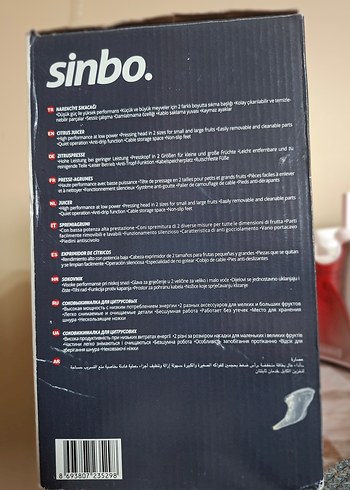 Sinbo Kırmızı Narenciye Sıkacağı - Görsel 4