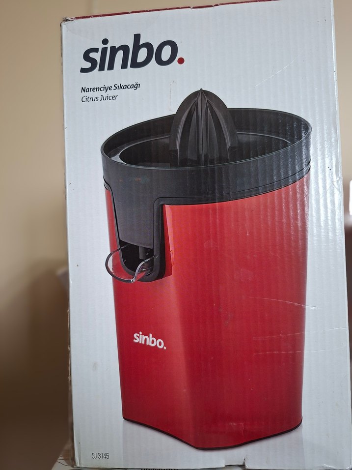 Sinbo Kırmızı Narenciye Sıkacağı - Görsel 3