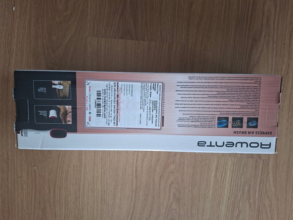 Rowenta Beyaz Hızlı Kurutma Saç Fırçası - Görsel 3