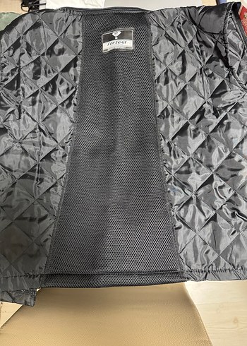 Siyah Deri Biker Ceket, Tokalı, Dar Kesim - Görsel 5