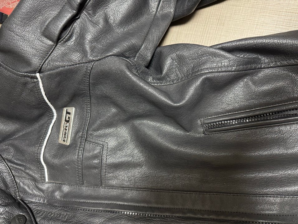 Siyah Deri Biker Ceket, Tokalı, Dar Kesim - Görsel 3