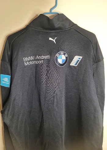 PUMA & BMW Formula-e Motorsport Fermuarlı Erkek Polar. - Görsel 2