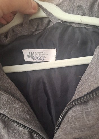h&m Gri Kürklü Erkek Çocuk Mont - Görsel 3