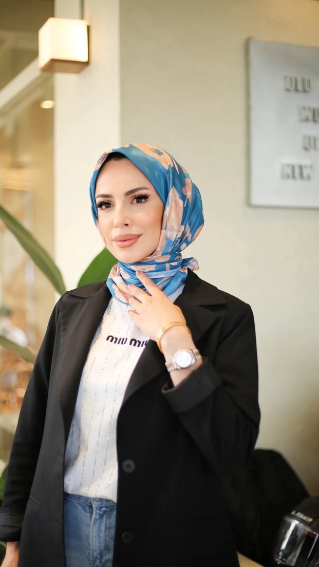 Rosa eşarp - Görsel 3