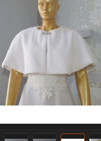 Beyaz Taşlı Gelin Etolü - Görsel 3