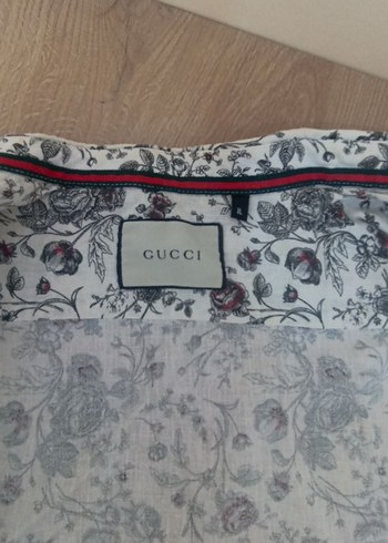 Gucci Bohem Pamuklu Erkek Gömlek - Görsel 3
