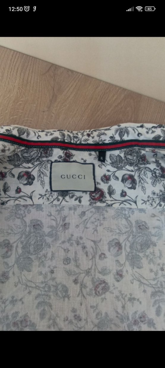 Gucci Bohem Pamuklu Erkek Gömlek - Görsel 3