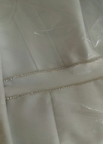 Uzun Kollu Bliss Atelier Beyaz  Kalem Elbise - Görsel 4