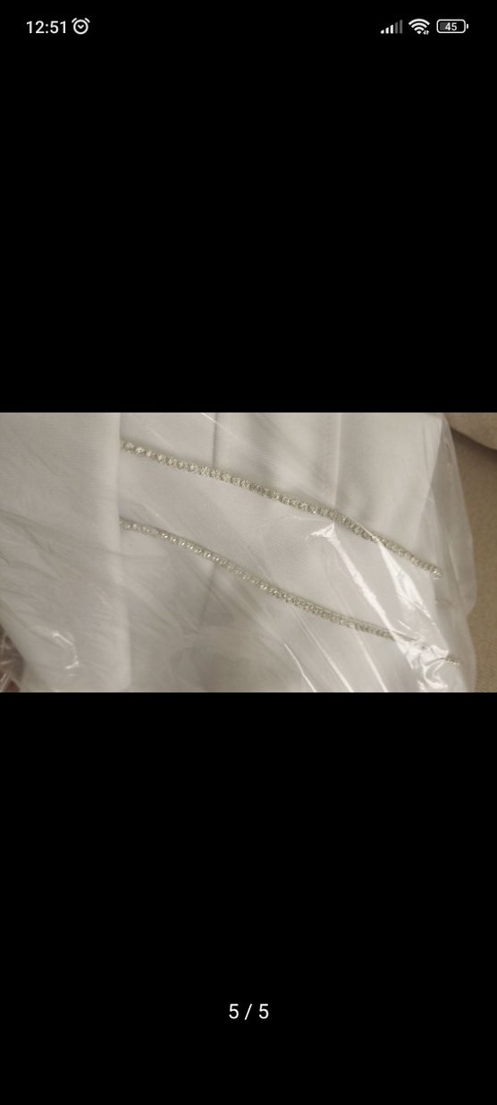 Uzun Kollu Bliss Atelier Beyaz  Kalem Elbise - Görsel 5