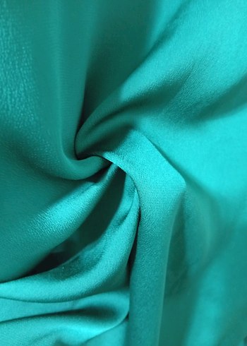 Zümrüt Yeşili Kadın Midi Tunik - Görsel 6