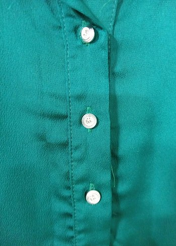 Zümrüt Yeşili Kadın Midi Tunik - Görsel 4