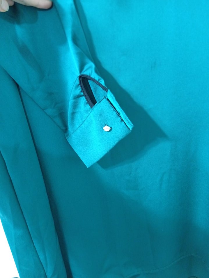 Zümrüt Yeşili Kadın Midi Tunik - Görsel 5