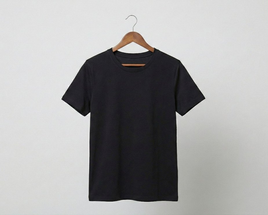 Massimo Dutti Kadın Siyah Kısa Kollu Tişört - Görsel 4