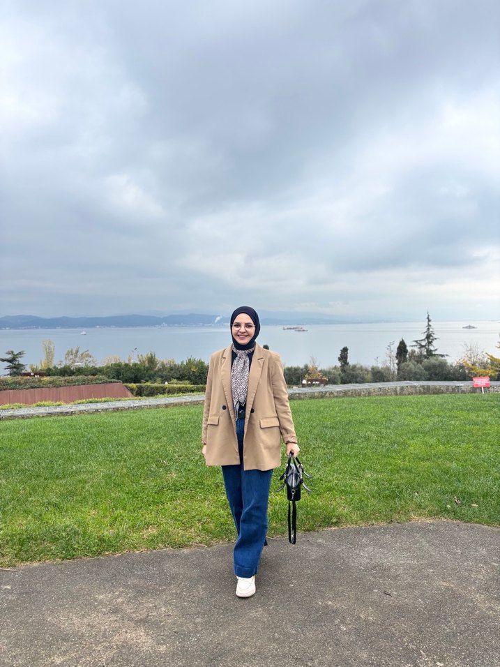 Camel Renk Düz Kesim Kadın Midi Kaban - Görsel 2