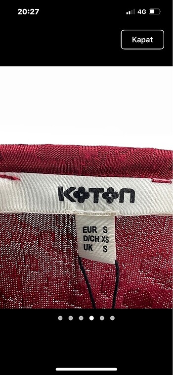 m Beden bordo Renk Kapri kol üst