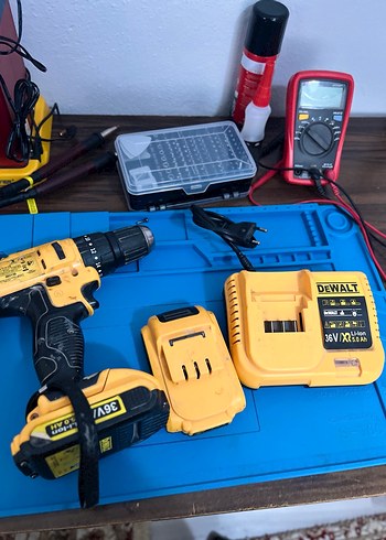 Sarı Kablosuz Matkap ve Şarj Seti - Görsel 3