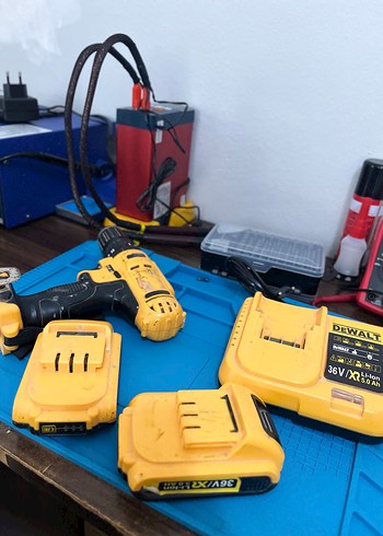 Sarı Kablosuz Matkap ve Şarj Seti - Görsel 2