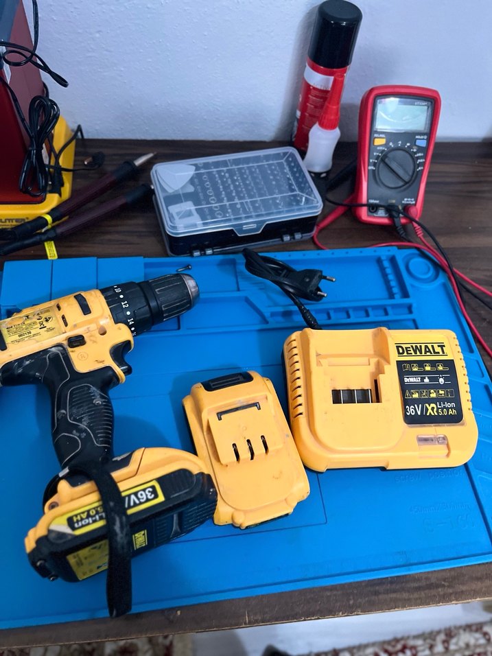 Sarı Kablosuz Matkap ve Şarj Seti - Görsel 3