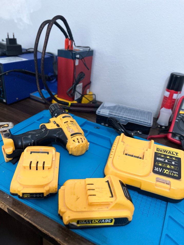 Sarı Kablosuz Matkap ve Şarj Seti - Görsel 2