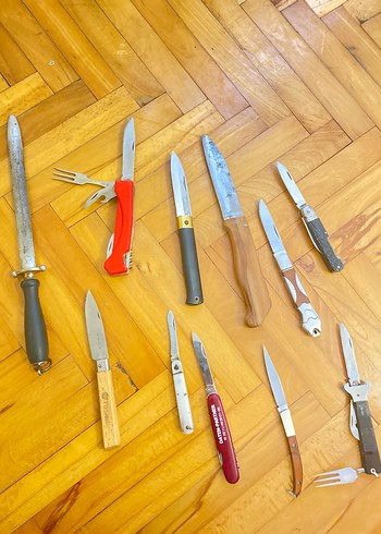 Kamp çakıları Kaçıklı çatallı bıçaklı çakılar - Görsel 4