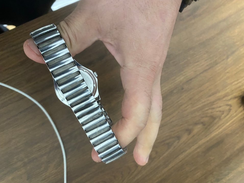 Orjinal İsvişre saati körüklü kordon - Görsel 3