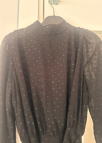 Koton Uzun Kollu Siyah Kadın Elbise - Görsel 5