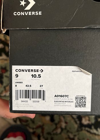 Converse Star Player 76 Premium Canvas Unisex Spor Ayakkabı - Görsel 6