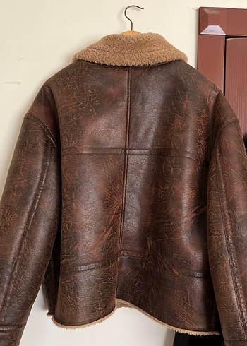 Kahverengi Suni Deri Erkek Ceket - Görsel 2