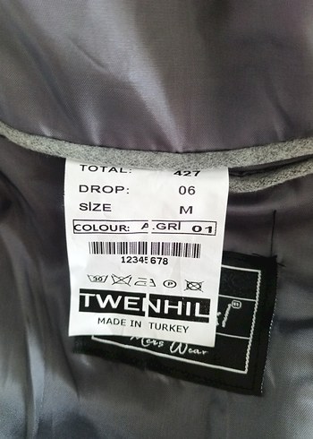 Gri erkek Midi kaşe kaban - Görsel 3