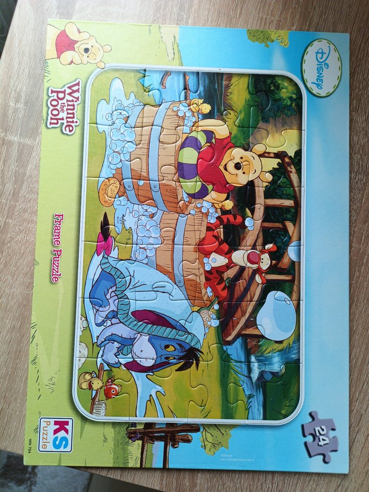 Kırmızı Arabalı 24 Parça Çocuk Yapbozu - Görsel 2