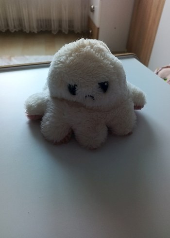 Pastel Pembe Peluş Ahtapot Oyuncak - Görsel 2