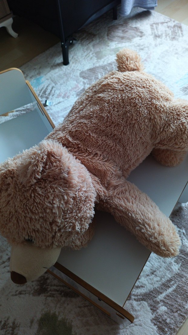 Pastel Kahverengi Peluş Ayı Oyuncak - Görsel 3