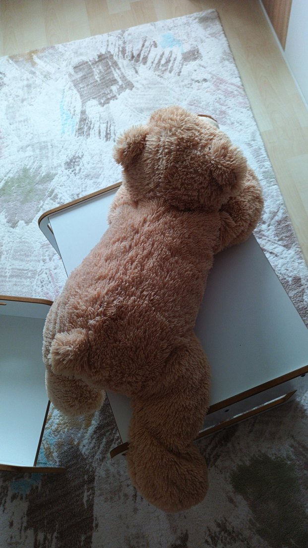 Pastel Kahverengi Peluş Ayı Oyuncak - Görsel 2