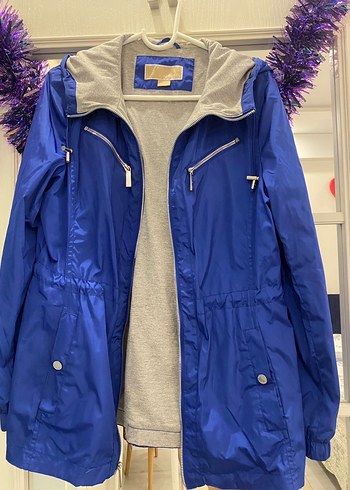 Parlak Mavi, Fermuarlı Kadın Ceket - Görsel 2