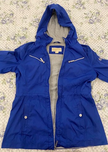 Parlak Mavi, Fermuarlı Kadın Ceket - Görsel 3