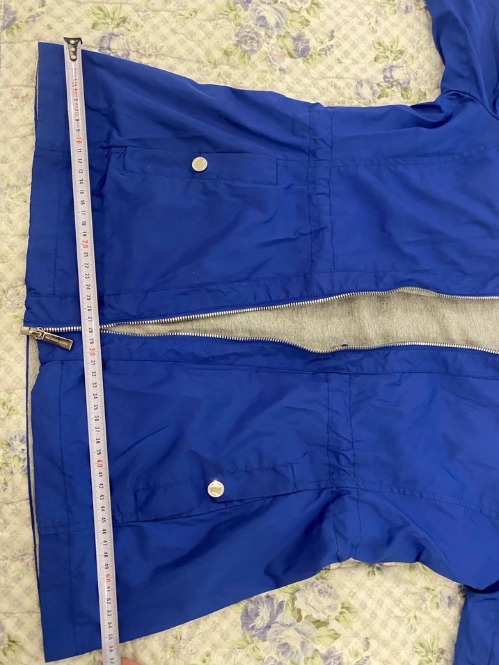 Parlak Mavi, Fermuarlı Kadın Ceket - Görsel 5