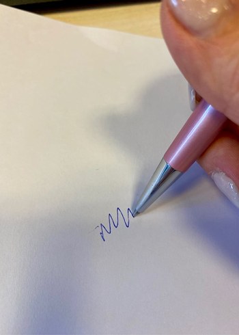 Swarovski Pembe Taşlı Tükenmez Kalem - Görsel 4