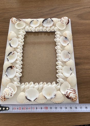 Deniz Kabuklu Beyaz Çerçeve - Görsel 4