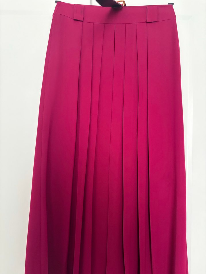 Kadın bordo etek - Görsel 2