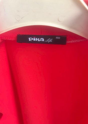 Nar çiçeği Düğmeli Kadın Blazer Ceket - Görsel 3